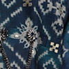 Boys Teal Blue Diamond Patterned Jacket Set